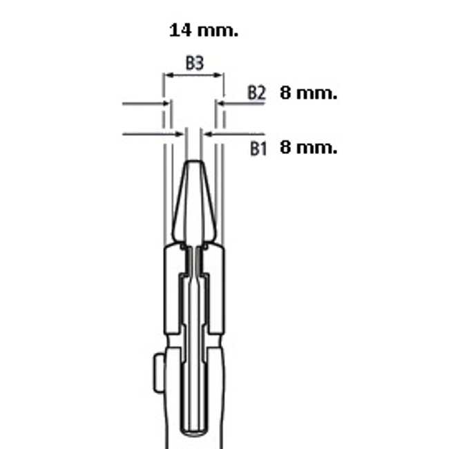 Vendita online Pinza chiave regolabile da 250 mm. - Knipex